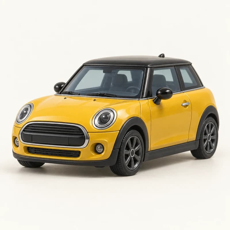 MINI Cooper 3-Door에서 모티브를 얻은 미니어처 일러스트